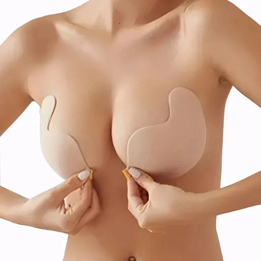 Invisible and strapless self-adhesive pads