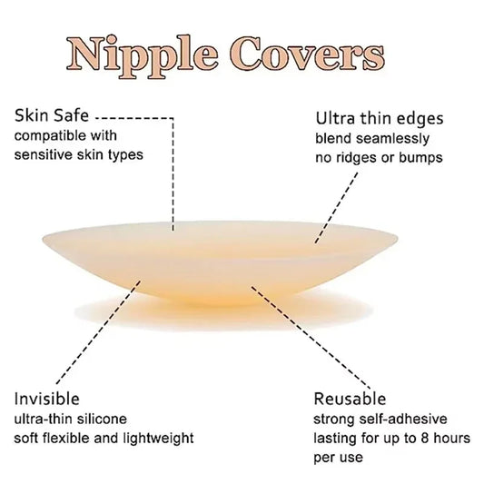 Reusable silicone nipple cover